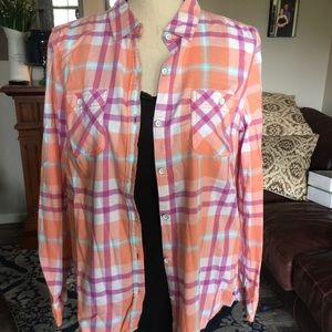Sonoma Plaid Flannel Shirt